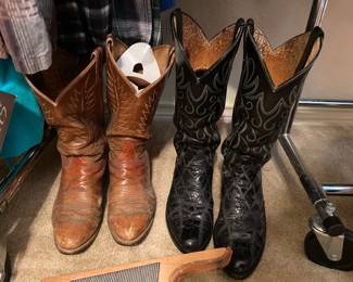 Mens Leather Boots, Tony Lama, Justin 8.5 D
