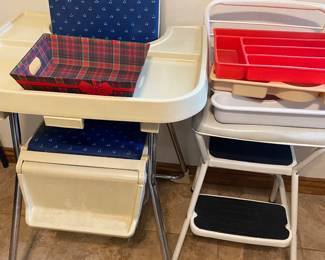 Step stool and Infant high chair