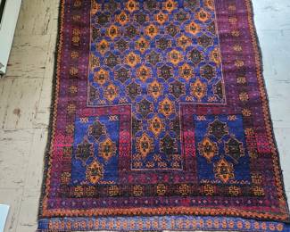 Silk prayer rug