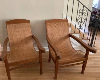 Authentic Dutch plantation chairs