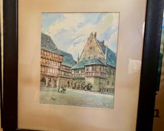 PETER WOLTZE
German 1865-1925
Water Color