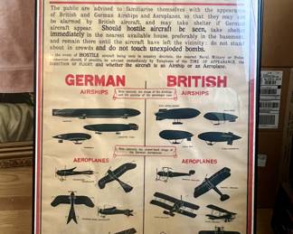Vintage 1915 WWI PUBLIC WARNING Poster
Sir Joseph Causton & Sons
