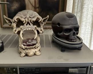 witches halloween gargoyles goblin skeleton  skull 