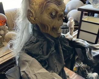 witches halloween gargoyles goblin skeleton  skull 