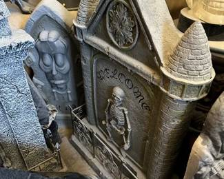 witches halloween gargoyles goblin skeleton  skull 