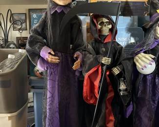 witches halloween gargoyles goblin skeleton  skull 