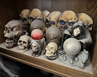 witches halloween gargoyles goblin skeleton  skull 