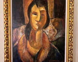 Bob Guccione's " Roman Lady" painting.  Available for pre-sale. 