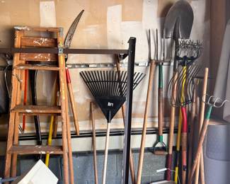 Yard tools. 