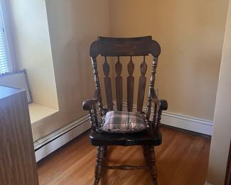 Vintage rocking chair. 