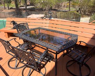 Nice selection of outdoor furniture. Available for pre-sale. 