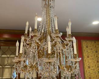 LOUIS XVI CRYSTAL CHANDELIER