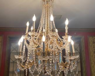 LOUIS XVI CRYSTAL CHANDELIER