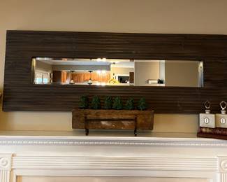 Long framed mirror