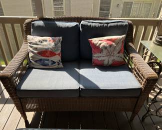 All-weather rattan patio set