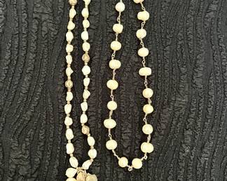 Freshwater pearl necklaces