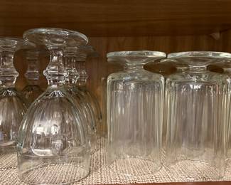 Assorted drinkware