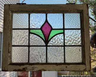 Stained glass window decor