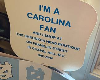 Shrunken Head Souvenir Fan