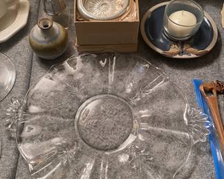 Elegant Glass Platter