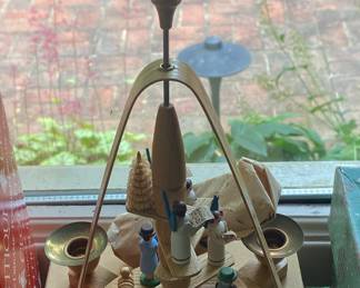 Erzebirge Wooden Christmas Carousel