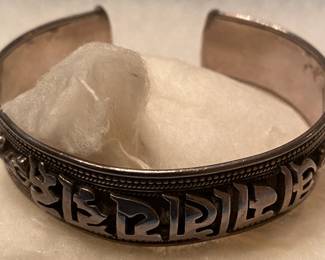 Heavy Sterling Cuff Bracelet