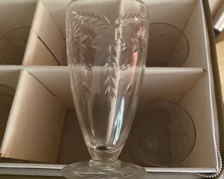 Glastonbury Lotus Footed Tumblers