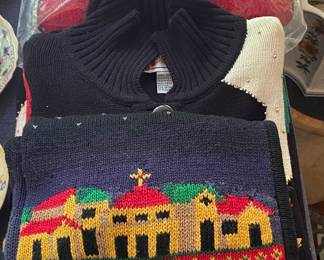 Sweaters and Christmas Items