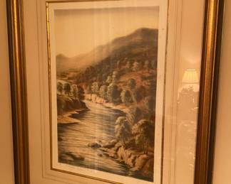 "In the Western Highland" Framed Print