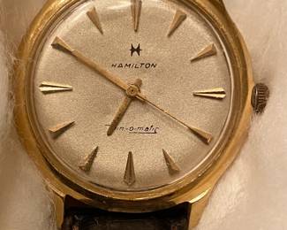 14K Gold Hamilton Thin-O-Matic Men's Watch