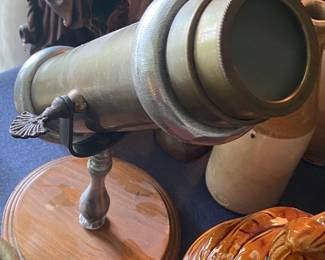 Decorative Brass Telescope