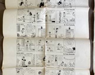1930's Fritzi Ritz Comic Strip Ad Sheets