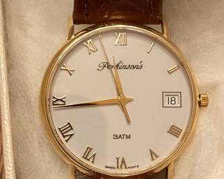 Perkinson's 3ATM 14K Gold Watch