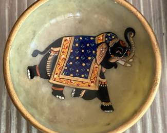 Small Decorated Stone Cup