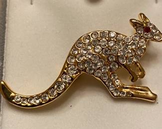 Kangaroo Brooch