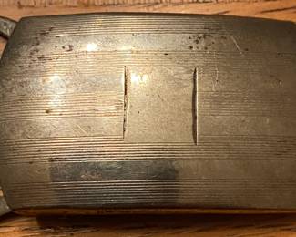 Sterling Art Deco Belt Buckle