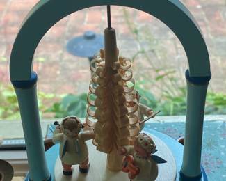 Erzebirge Wooden Christmas Carousel