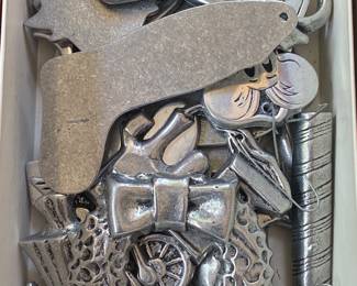 Pewter Christmas Ornaments