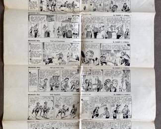 1930's Broncho Bill Comic Ad Sheets