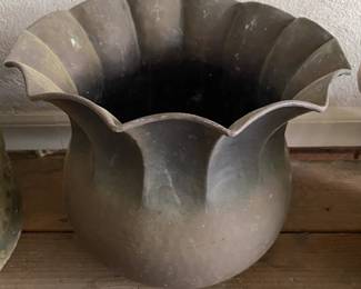 L. Casagrande Hand Hammered Copper Planter