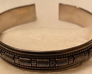 Heavy Sterling Cuff Bracelet