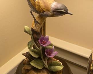 Porcelain Bird Lamp