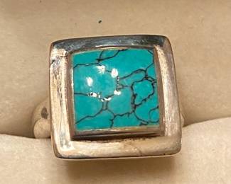 Designer Turquoise Ring