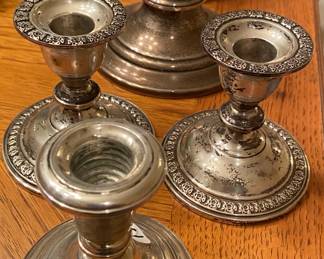 Weighted Sterling Candlesticks