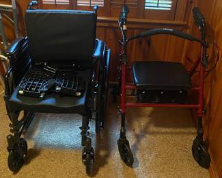 Walker and Wheelchair