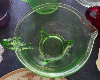 Green Depression Batter Bowl