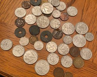 Bags of Foreign Coins