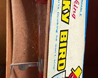 Vintage Drinking Lucky Bird in Box