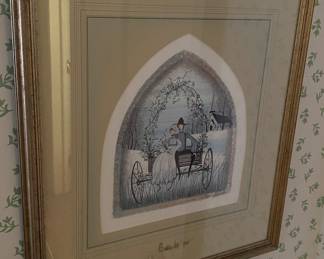 P. Buckley Moss Carriage Print