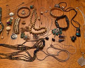 Assorted Costume and Sterling Jewelry